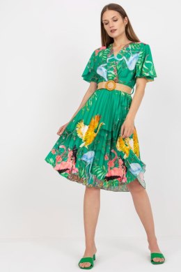 Sukienka Model DHJ-SK-15817.32 Green - Italy Moda - uniwersalny