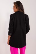 Marynarka Model DHJ-MA-18598.13 Black - Italy Moda - uniwersalny Marynarka Model DHJ-MA-18598.13 Black - Italy Moda - uniwersalny