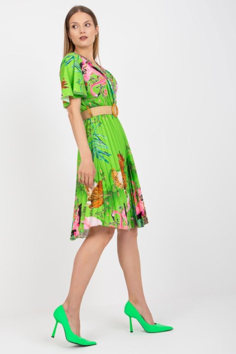 Sukienka Model DHJ-SK-15817.32 Light Green - Italy Moda - uniwersalny Sukienka Model DHJ-SK-15817.32 Light Green - Italy Moda - uniwersalny