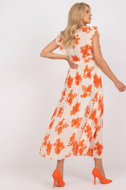 Sukienka Model DHJ-SK-13166.94P Orange - Italy Moda - uniwersalny Sukienka Model DHJ-SK-13166.94P Orange - Italy Moda - uniwersalny