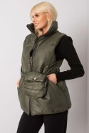 Kamizelka Model EM-KZ-611.40X Khaki - Ex Moda - S/M Kamizelka Model EM-KZ-611.40X Khaki - Ex Moda - S/M