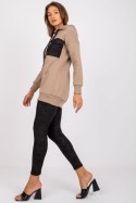 Spodnie Komplet Model EM-KMPL-615.33 Dark Beige - Ex Moda - S/M Spodnie Komplet Model EM-KMPL-615.33 Dark Beige - Ex Moda - S/M