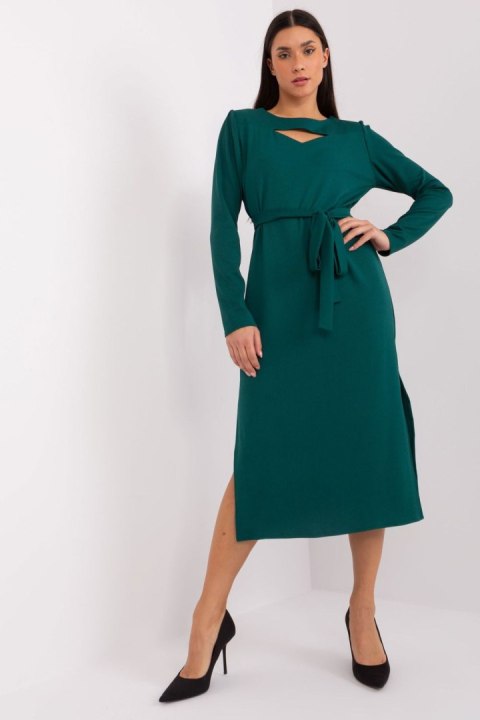 Sukienka Model LK-SK-509447.75P Dark Green - Lakerta - L/XL Sukienka Model LK-SK-509447.75P Dark Green - Lakerta - L/XL