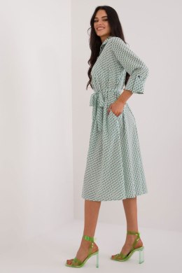 Sukienka Model LK-SK-509673.13 White/Green - Lakerta - L/XL