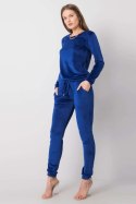 Spodnie Komplet Model RV-KMPL-6083.05 Cobalt - Rue Paris - S Spodnie Komplet Model RV-KMPL-6083.05 Cobalt - Rue Paris - S