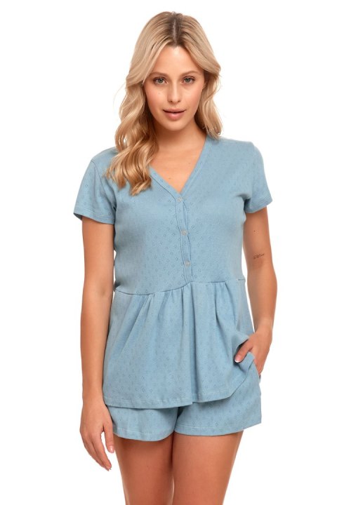 Piżama Damska Model PM.4445 Satin Blue - Doctor Nap - XL Piżama Damska Model PM.4445 Satin Blue - Doctor Nap - XL