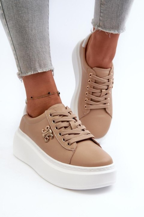 Buty Sportowe Model Pernalia Y138-63 Brown - Step in style - 41 Buty Sportowe Model Pernalia Y138-63 Brown - Step in style - 41