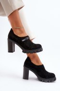 Półbuty Model Tauina ASA218-7 Black - Step in style - 38 Półbuty Model Tauina ASA218-7 Black - Step in style - 38