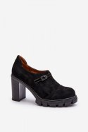 Półbuty Model Tauina ASA218-7 Black - Step in style - 38 Półbuty Model Tauina ASA218-7 Black - Step in style - 38