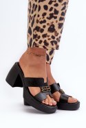 Sandał Klapki Model Zazoo 40419 Black - Step in style - 38 Sandał Klapki Model Zazoo 40419 Black - Step in style - 38