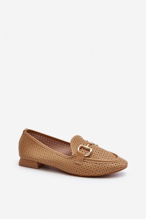 Mokasyny Model Iluvana FF-33 Camel - Step in style - 37 Mokasyny Model Iluvana FF-33 Camel - Step in style - 37