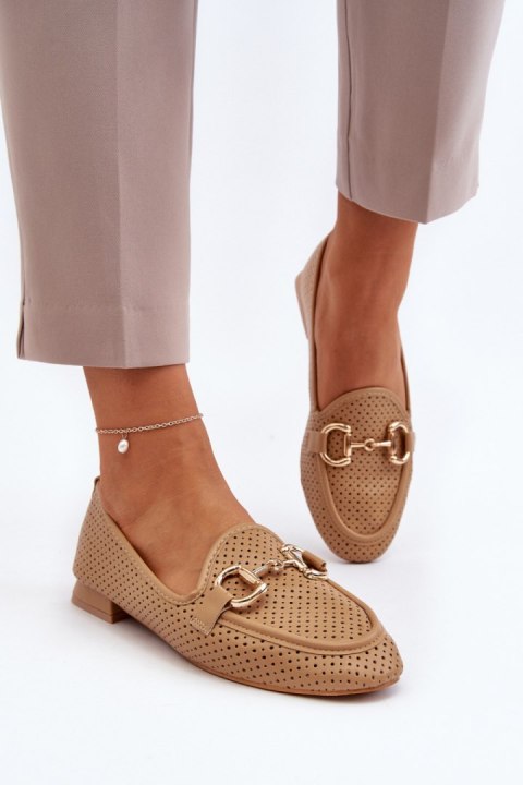 Mokasyny Model Iluvana FF-33 Camel - Step in style - 37 Mokasyny Model Iluvana FF-33 Camel - Step in style - 37