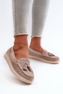 Mokasyny Model Tinami HH503-8 Beige - Step in style - 38 Mokasyny Model Tinami HH503-8 Beige - Step in style - 38