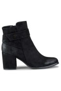 Botki Model Blaise 260041B-SU Black Zamsz - PRIMO - 40 Botki Model Blaise 260041B-SU Black Zamsz - PRIMO - 40