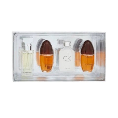Calvin Klein Women Classic zestaw Eternity woda perfumowana spray 15ml + CK One woda toaletowa spray 15ml + Obssesion woda perfu Calvin Klein Women Classic zestaw Eternity woda perfumowana spray 15ml + CK One woda toaletowa spray 15ml + Obssesion woda perfu