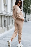 Spodnie Komplet Model Zoey D31 Beige - IVON - XS/S Spodnie Komplet Model Zoey D31 Beige - IVON - XS/S