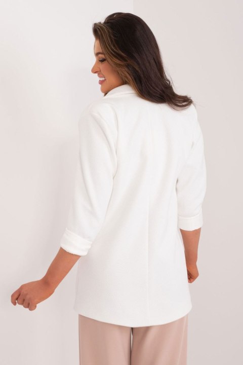 Marynarka Model DHJ-MA-18598.12X Ecru - Italy Moda - uniwersalny Marynarka Model DHJ-MA-18598.12X Ecru - Italy Moda - uniwersalny