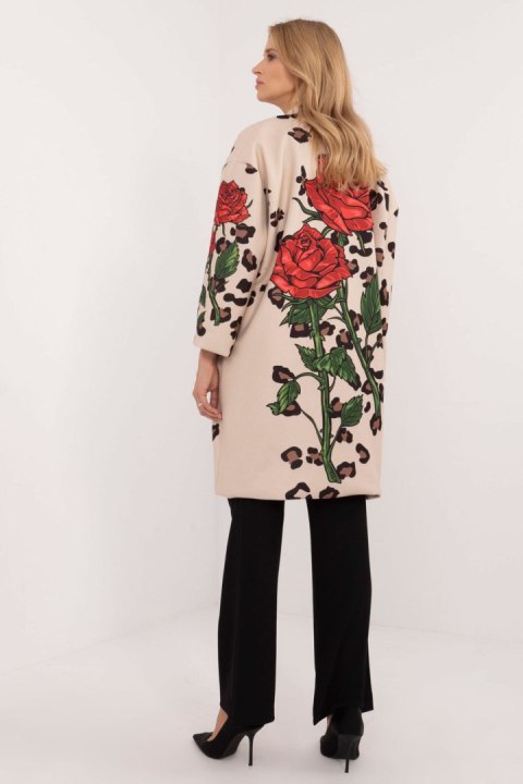 Płaszcz Damski Model DHJ-PL-19821.60P Beige - Italy Moda - uniwersalny Płaszcz Damski Model DHJ-PL-19821.60P Beige - Italy Moda - uniwersalny