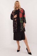Płaszcz Damski Model DHJ-PL-19821.60P Black - Italy Moda - uniwersalny Płaszcz Damski Model DHJ-PL-19821.60P Black - Italy Moda - uniwersalny