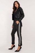 Spodnie Damskie Model DHJ-SP-21557.35 Black - Italy Moda - uniwersalny Spodnie Damskie Model DHJ-SP-21557.35 Black - Italy Moda - uniwersalny