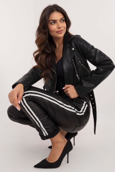 Spodnie Damskie Model DHJ-SP-21557.35 Black - Italy Moda - uniwersalny Spodnie Damskie Model DHJ-SP-21557.35 Black - Italy Moda - uniwersalny