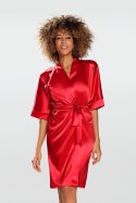 Szlafrok Peniuar Model Nable 100 Red - DKaren - L Szlafrok Peniuar Model Nable 100 Red - DKaren - L
