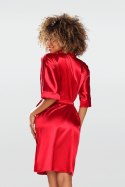 Szlafrok Peniuar Model Nable 100 Red - DKaren - L Szlafrok Peniuar Model Nable 100 Red - DKaren - L