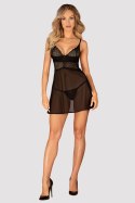 Komplet Model Chemeris Babydoll Black - Obsessive - M/L Komplet Model Chemeris Babydoll Black - Obsessive - M/L