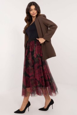 Spódnica Model DHJ-SD-19981-2.10 Bordo - Italy Moda - uniwersalny