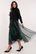 Spódnica Model DHJ-SD-19981-3.16 Black/Green - Italy Moda - uniwersalny Spódnica Model DHJ-SD-19981-3.16 Black/Green - Italy Moda - uniwersalny