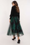 Spódnica Model DHJ-SD-19981-3.16 Black/Green - Italy Moda - uniwersalny Spódnica Model DHJ-SD-19981-3.16 Black/Green - Italy Moda - uniwersalny