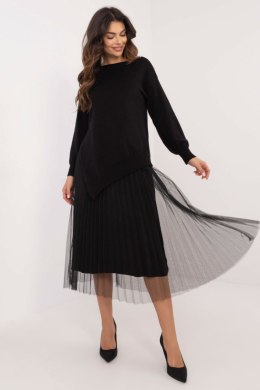 Sukienka Komplet Model MI-KMPL-23088.02P Black - Italy Moda - uniwersalny