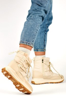 Śniegowce Model 24-16321BE Beige - PRIMO - 37