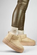 Śniegowce Model TL242-BE Beige - PRIMO - 38 Śniegowce Model TL242-BE Beige - PRIMO - 38