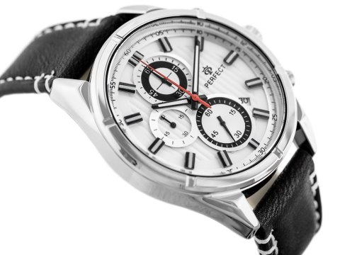 ZEGAREK MĘSKI PERFECT CH03L - CHRONOGRAF (zp352a) + BOX ZEGAREK MĘSKI PERFECT CH03L - CHRONOGRAF (zp352a) + BOX
