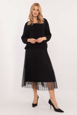 Sukienka Komplet Model MI-KMPL-24266.65P Black - Italy Moda - uniwersalny
