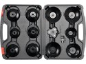 Klucz nasadowy YATO do filtrów oleju 13szt. YT-0594 Klucz nasadowy YATO do filtrów oleju 13szt. YT-0594