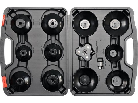 Klucz nasadowy YATO do filtrów oleju 13szt. YT-0594 Klucz nasadowy YATO do filtrów oleju 13szt. YT-0594