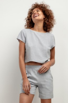 Szorty Damskie Model T402 Grey Melange - Tessita - s