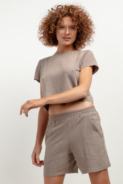 Szorty Damskie Model T402 Mocca - Tessita - XXL Szorty Damskie Model T402 Mocca - Tessita - XXL