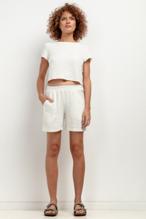 Szorty Damskie Model T402 White Sand - Tessita - XXL Szorty Damskie Model T402 White Sand - Tessita - XXL