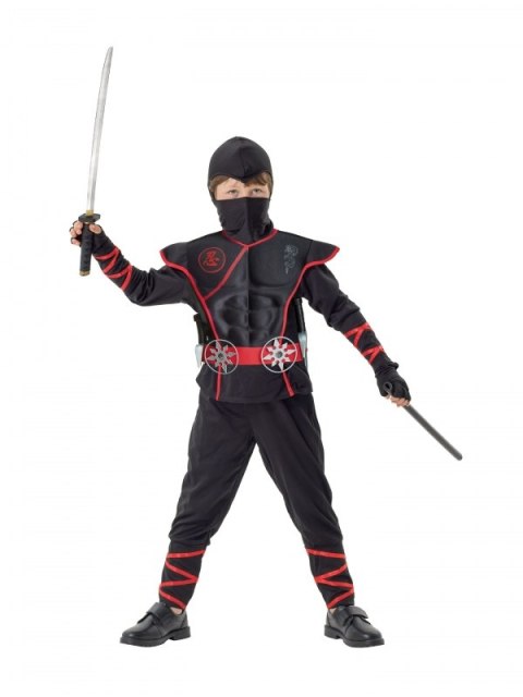 Strój karnawałowy NINJA Skorpion 128 bal kostium przebranie Strój karnawałowy NINJA Skorpion 128 bal kostium przebranie