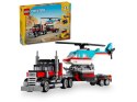 LEGO 31146 Creator 3w1 - Ciężarówka z platformą i helikopterem LEGO 31146 Creator 3w1 - Ciężarówka z platformą i helikopterem