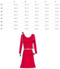 Elegancka sukienka midi ołówkowa z ozdobnymi rękawami LIDIA (Fioletowy) Elegancka sukienka midi ołówkowa z ozdobnymi rękawami LIDIA (Fioletowy)