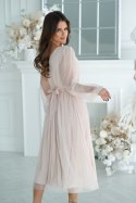 Sukienka Model 269-21 Beige - Bicotone - 36 Sukienka Model 269-21 Beige - Bicotone - 36