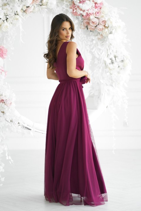 Sukienka Model 318-10 Bordo - Bicotone - 34 Sukienka Model 318-10 Bordo - Bicotone - 34