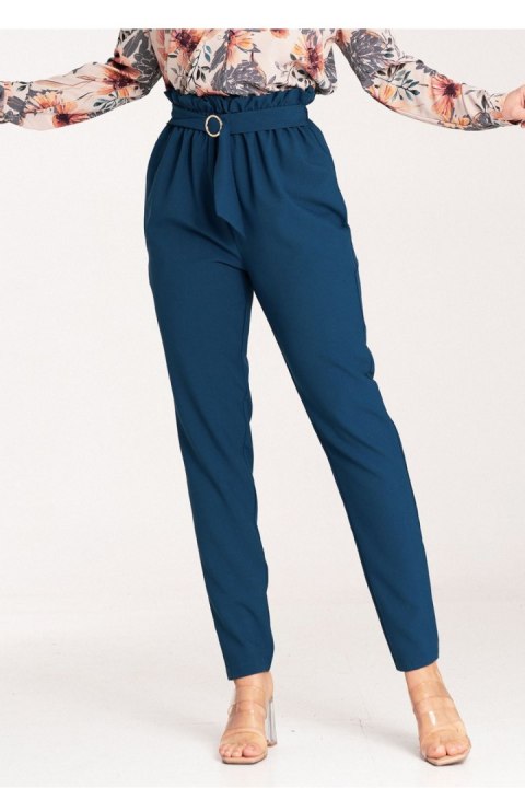 Spodnie Damskie Model M1072 Navy - Figl - M Spodnie Damskie Model M1072 Navy - Figl - M