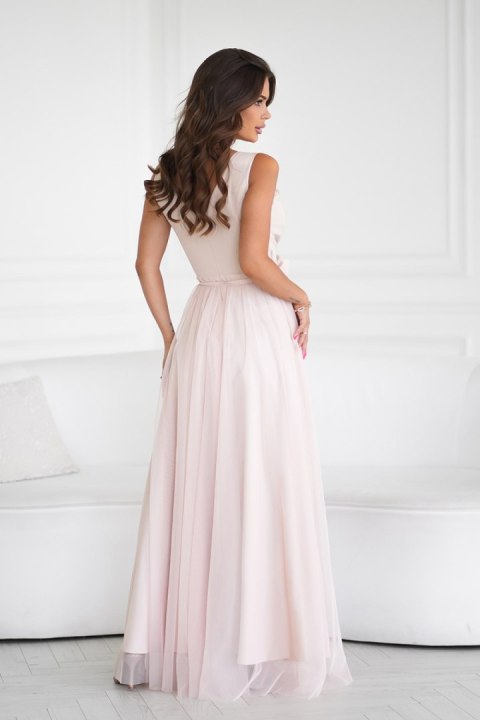 Sukienka Model 318-21 Beige - Bicotone - 40 Sukienka Model 318-21 Beige - Bicotone - 40