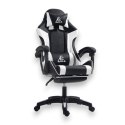 Fotel gamingowy obrotowy z podnóżkiem EC GAMING masażer KO24B Fotel gamingowy obrotowy z podnóżkiem EC GAMING masażer KO24B