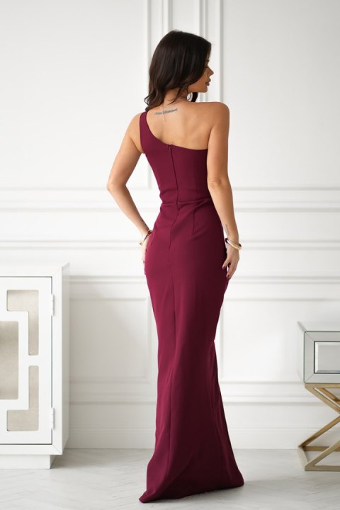Sukienka Model 321-10 Bordo - Bicotone - 42 Sukienka Model 321-10 Bordo - Bicotone - 42